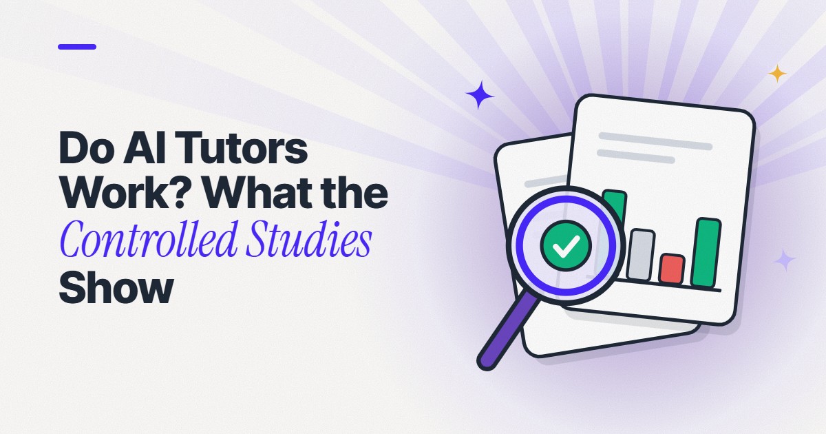 Do AI Tutors Work? What the Controlled Studies Show